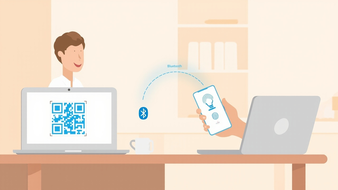 跨设备 Passkey 登录:手机扫码 + 蓝牙近场握手
